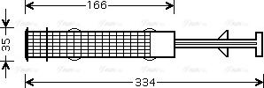 Ava Quality Cooling BW D279 - Dryer, air conditioning autospares.lv