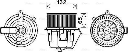 Ava Quality Cooling CN8297 - Interior Blower autospares.lv