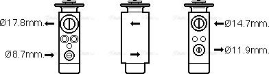 Ava Quality Cooling DF1060 - Expansion Valve, air conditioning autospares.lv