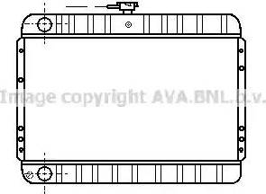 Ava Quality Cooling DN 2091 - Radiator, engine cooling autospares.lv