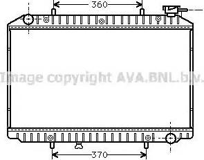 Ava Quality Cooling DN 2149 - Radiator, engine cooling autospares.lv