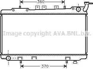 Ava Quality Cooling DN 2176 - Radiator, engine cooling autospares.lv