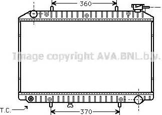 Ava Quality Cooling DN 2171 - Radiator, engine cooling autospares.lv