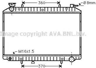 Ava Quality Cooling DN 2173 - Radiator, engine cooling autospares.lv