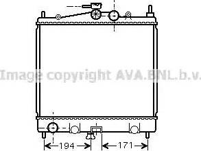 Ava Quality Cooling DN 2247 - Radiator, engine cooling autospares.lv