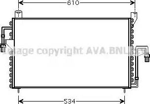 Ava Quality Cooling FD 5186 - Condenser, air conditioning autospares.lv