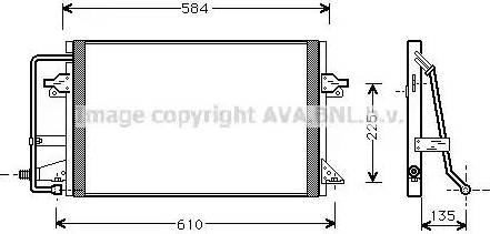 Ava Quality Cooling FD 5178 - Condenser, air conditioning autospares.lv