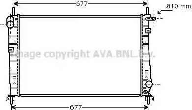 Ava Quality Cooling FD 2185 - Radiator, engine cooling autospares.lv