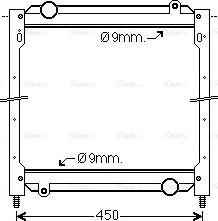 Ava Quality Cooling FE2015 - Radiator, engine cooling autospares.lv