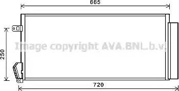 Ava Quality Cooling FT5396D - Condenser, air conditioning autospares.lv