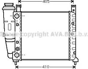 Ava Quality Cooling FTA2076 - Radiator, engine cooling autospares.lv