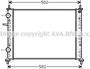 Ava Quality Cooling FT2158 - Radiator, engine cooling autospares.lv