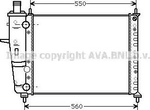 Ava Quality Cooling FT 2230 - Radiator, engine cooling autospares.lv