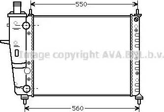 Ava Quality Cooling FT 2233 - Radiator, engine cooling autospares.lv