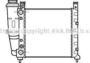 Ava Quality Cooling FTA2038 - Radiator, engine cooling autospares.lv