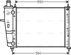 Ava Quality Cooling FTA2233 - Radiator, engine cooling autospares.lv