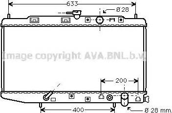 Ava Quality Cooling HD 2049 - Radiator, engine cooling autospares.lv