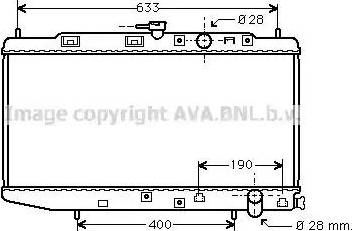 Ava Quality Cooling HD 2044 - Radiator, engine cooling autospares.lv