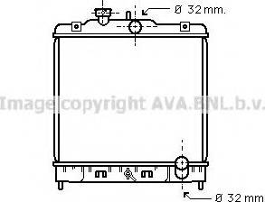 Ava Quality Cooling HD 2080 - Radiator, engine cooling autospares.lv