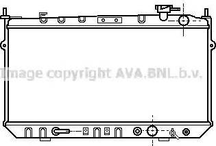 Ava Quality Cooling HD 2039 - Radiator, engine cooling autospares.lv