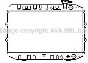 Ava Quality Cooling HD2025 - Radiator, engine cooling autospares.lv