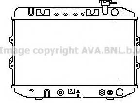 Ava Quality Cooling HD2026 - Radiator, engine cooling autospares.lv