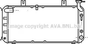 Ava Quality Cooling HD 2028 - Radiator, engine cooling autospares.lv