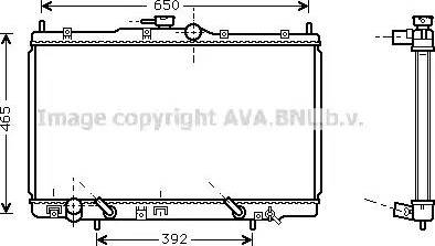 Ava Quality Cooling HD 2100 - Radiator, engine cooling autospares.lv