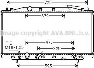 Ava Quality Cooling HDA2224 - Radiator, engine cooling autospares.lv