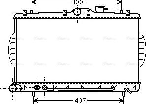 Ava Quality Cooling HY 2048 - Radiator, engine cooling autospares.lv