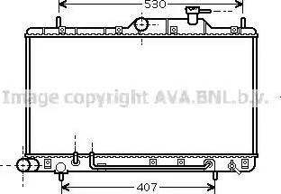 Ava Quality Cooling HY 2086 - Radiator, engine cooling autospares.lv