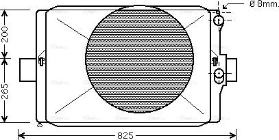 Ava Quality Cooling IV 2024 - Radiator, engine cooling autospares.lv