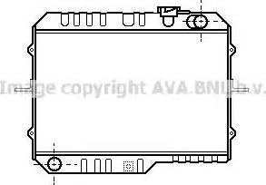 Ava Quality Cooling KA2002 - Radiator, engine cooling autospares.lv