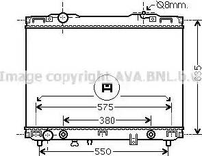 Ava Quality Cooling KA2175 - Radiator, engine cooling autospares.lv