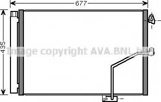 Ava Quality Cooling MS 5450 - Condenser, air conditioning autospares.lv