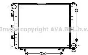 Ava Quality Cooling MS 2095 - Radiator, engine cooling autospares.lv