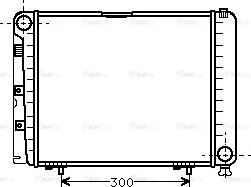 Ava Quality Cooling MS 2079 - Radiator, engine cooling autospares.lv