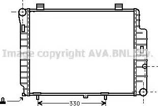Ava Quality Cooling MS 2155 - Radiator, engine cooling autospares.lv