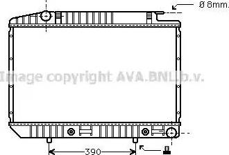 Ava Quality Cooling MS 2227 - Radiator, engine cooling autospares.lv