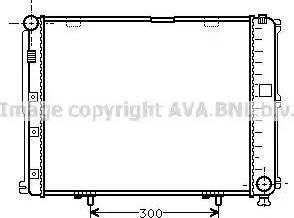 Ava Quality Cooling MSA2035 - Radiator, engine cooling autospares.lv