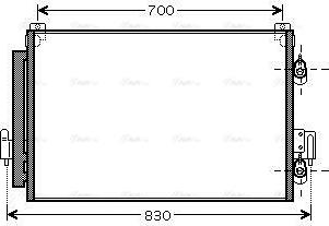 Ava Quality Cooling MT5178D - Condenser, air conditioning autospares.lv