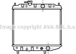 Ava Quality Cooling MT 2042 - Radiator, engine cooling autospares.lv