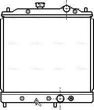 Ava Quality Cooling MT 2068 - Radiator, engine cooling autospares.lv