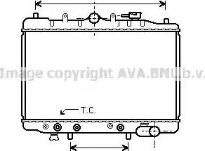 Ava Quality Cooling MZ 2064 - Radiator, engine cooling autospares.lv