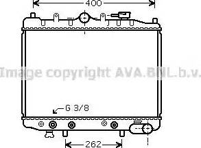 Ava Quality Cooling MZ 2028 - Radiator, engine cooling autospares.lv