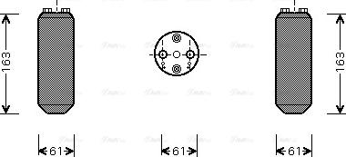 Ava Quality Cooling MZ D150 - Dryer, air conditioning autospares.lv