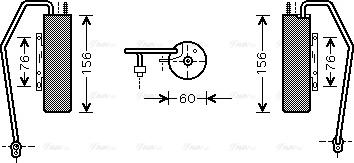 Ava Quality Cooling OL D398 - Dryer, air conditioning autospares.lv