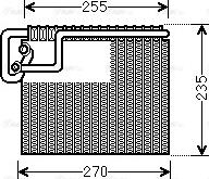 Ava Quality Cooling OLV481 - Evaporator, air conditioning autospares.lv