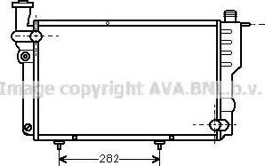 Ava Quality Cooling PE 2096 - Radiator, engine cooling autospares.lv