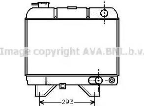 Ava Quality Cooling PE 2021 - Radiator, engine cooling autospares.lv